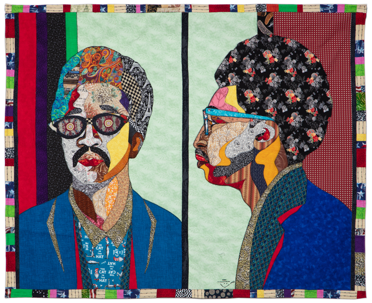 Ramsess, H. Rap Brown, 2008. Fabric. 67 1/2 x 55 inches. Photo by Damian Turner. Courtesy of the artist.