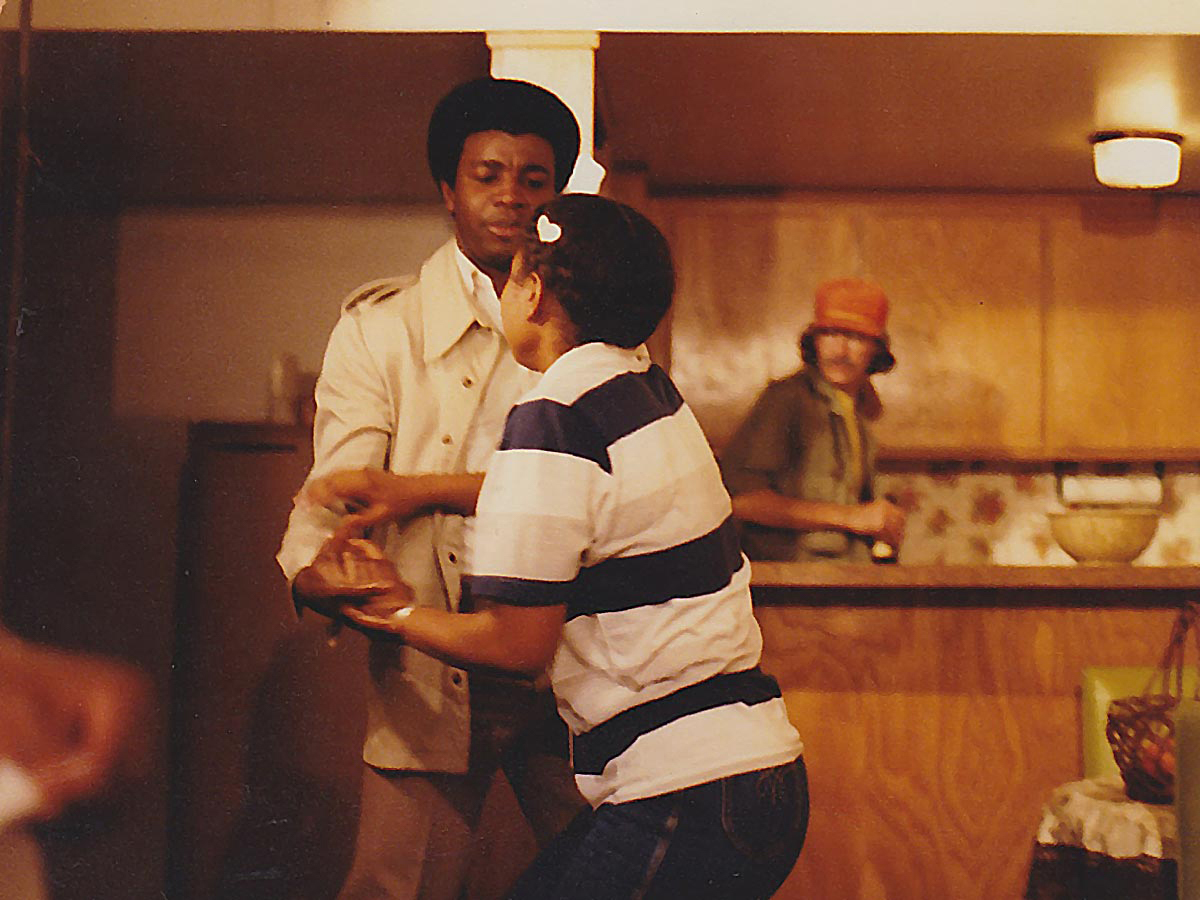 Production still from African Woman—U.S.A. (1980) by Ijeoma Iloputaife. Image courtesy of the artist and the UCLA Film and Television Archive.