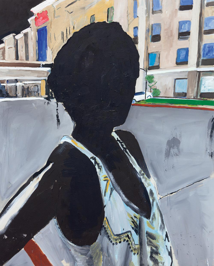 Henry Taylor, The Darker the Berry, The Sweeter the Juice,  2015.  Acrylic on canvas. 78 × 63½ inches. Courtesy of the artist; Mesler/Feuer, New York; and Blum & Poe, Los Angeles.